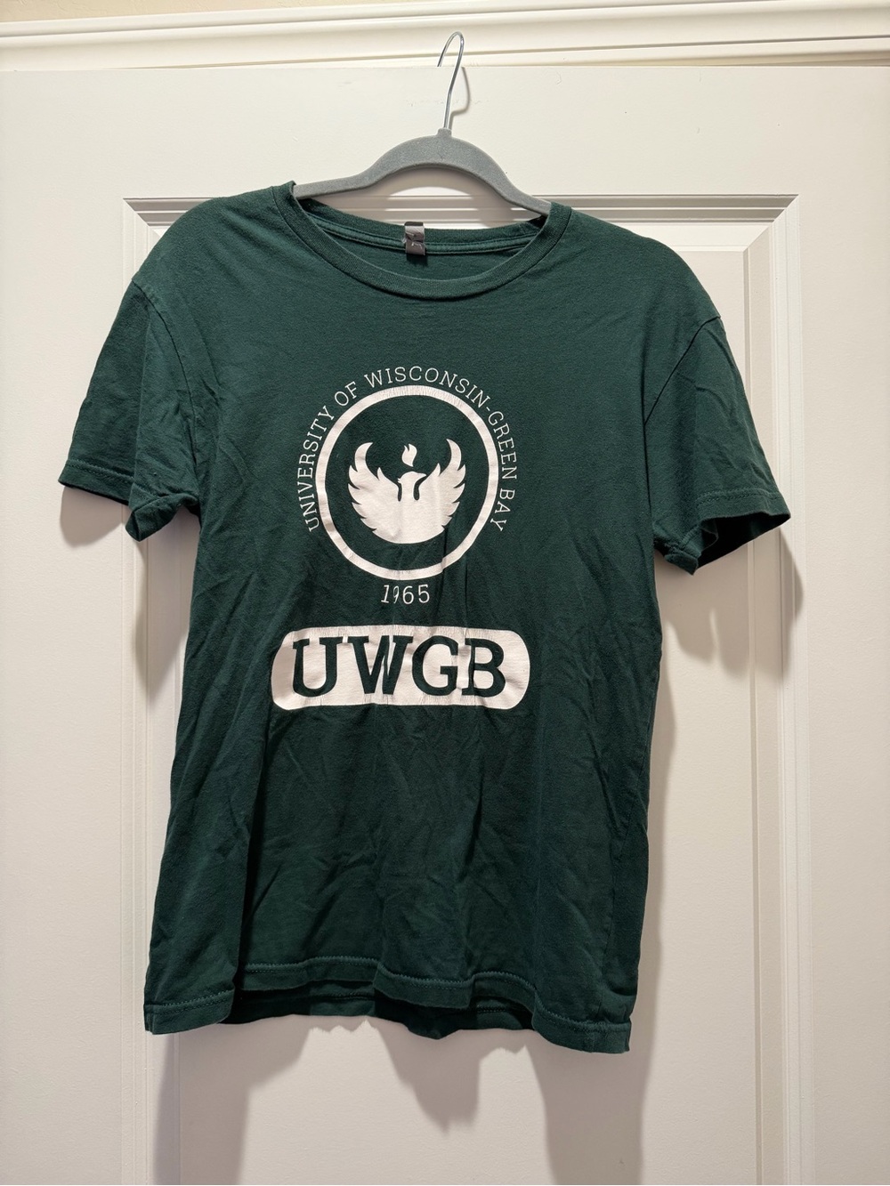 University of Wisconsin-Green Bay UWGB Green Crewneck T-Shirt